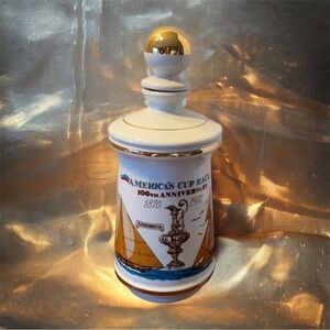 America's Cup 100th Anniversary Stitzel Weller Distillery Porcelain Decanter